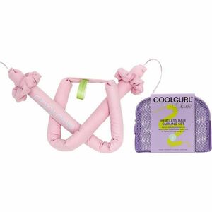 GLOV CoolCurl Heatless Haircurling Tool hajkiegészítő hullámok formázására kozmetikai táska Pink 1 db kép