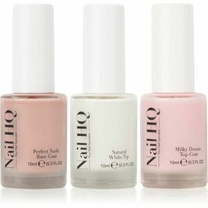 Nail HQ French Manicure Trio Set lakk francia manikűrhöz kép