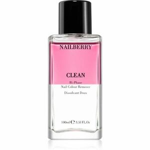 NAILBERRY Clean Bi-Phase Nail Colour Remover körömlakklemosó feszesítő hatással 100 ml kép