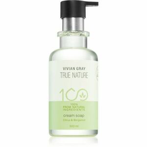 Vivian Gray True Nature Citrus & Bergamot krémes szappan frissítő hatással 300 ml kép