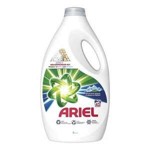 Ariel Mountain Spring Clean & Fresh folyékony mosószer fehér ruhákhoz - 43 mosás 2, 15L kép