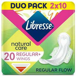 Libresse Regular+ Natural Care normál szárnyas egészségügyi Betét 20db kép