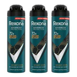 Rexona Men Advanced Protection férfi Dezodor Sport Cool 3x150ml kép