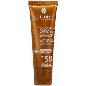 Anti-aging napvédő gélkrém arcra SPF 50 50ml kép