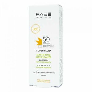 BABÉ Super Fluid mattító fényvédő arckrém SPF 50 50ml kép