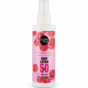 Fényvédő testápoló málnával és antioxidánsokkal SPF 50 150 ml kép