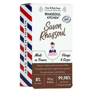 Agyagszappan arcra és testre - Monsieur Barbier Face and Body Soap Rhassoul Kitchen, 100 g kép