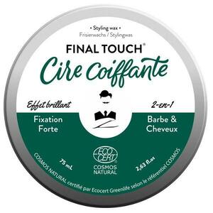 Fényes hatású formázó viasz hajra és szakállra – Monsieur Barbier Styling Wax Final Touch, 75 ml kép