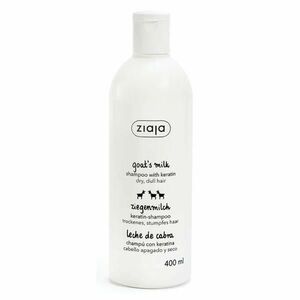 Sampon kecsketejfehérjékkel és keratinnal - Ziaja Goat`s Milk Shampoo with Keratin, 400 ml kép