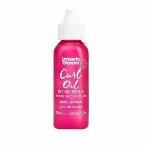 Göndörödést gátló/anti frizz olaj göndör haj javítására - Umberto Giannini Curl Oil Bond Repair, 50 ml kép