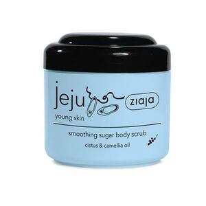 Testradír cukorral - Ziaja Jeju Blue Young Skin Sugar Body Body Scrub, 200 ml kép