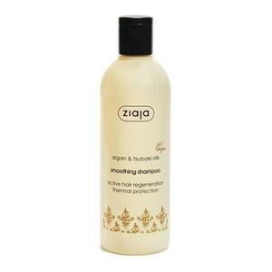 Sampon száraz és sérült hajra - Ziaja Argan and Tsubaki Oils Smoothing Shampoo, 300 ml kép