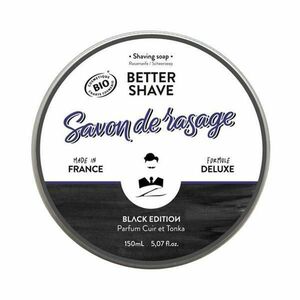 Borbély szappan – Monsieur Barbier Black Edition Better Shave, 150 ml kép