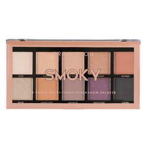 Vegán szemhéjfesték paletta, 10 árnyalat - Profusion Cosmetics Smoky, 103 g kép