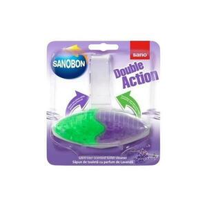 2 az 1-ben WC légfrissítő levendula illattal - Sano Bon Toilet Double Action Lavender, 55 g kép