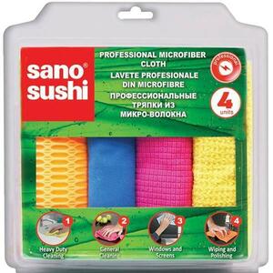 Mikroszálas törlőkendők - Sano Sushi Professional Microfiber Cloth, 4 db kép