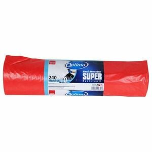 Piros háztartási zsákok - Sano Optima Super, 240 l, 10 db. kép