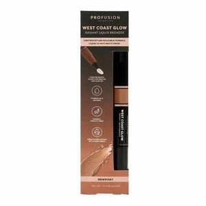 Folyékony Bronzosító radiant - Profusion Cosmetics West Coast Glow Radiant Liquid Bronzer, árnyalata Newport, 2 ml kép