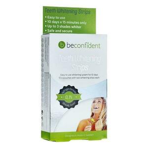 Fogfehérítő csíkok szett, 1 készlet - Beconfident Teeth Whitening Strips, 1 szett kép