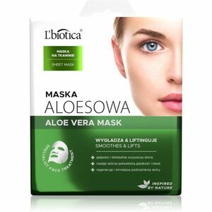 L’biotica Masks Aloe Vera arcmaszk regeneráló hatással 23 ml kép