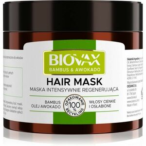 L’biotica Biovax Bamboo & Avocado Oil regeneráló maszk hajra 250 ml kép