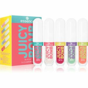 essence Juicy Bomb ajándékszett az ajkakra 5 db kép