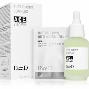 Face D Pure Glowy Complex antioxidáns szérum vitaminokkal A, C, E 30 ml kép