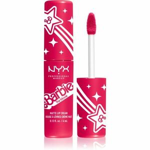 NYX Professional Makeup Barbie Smooth Whip Matte Lip Cream mattító folyékony rúzs árnyalat 02 Perfect Day Pink 4 ml kép