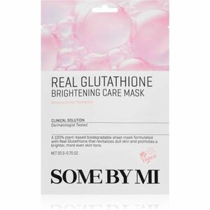 Some By Mi Clinical Solution Glutathione Brightening Care Mask fehérítő gézmaszk egységesíti a bőrszín tónusait 20 g kép