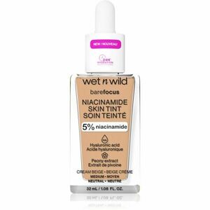 Wet n Wild Bare Focus Niacinamide Skin Tint könnyű hidratáló alapozó árnyalat Cream Beige 32 ml kép