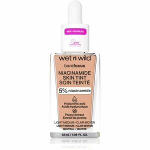 Wet n Wild Bare Focus Niacinamide Skin Tint könnyű hidratáló alapozó árnyalat Light Medium Sand 32 ml kép