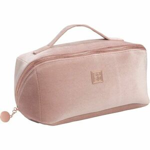 SOSU Cosmetics Luxury Velvet Vanity Bag nagyméretű női kozmetikai táska árnyalat Nude 1 db kép