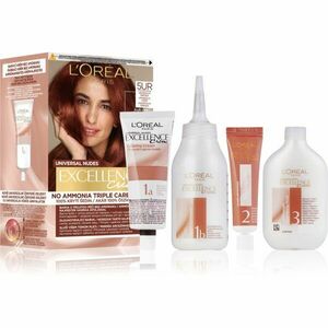 L’Oréal Paris Excellence Universal Nudes tartós hajfesték árnyalat 5UR Universal Red 1 db kép