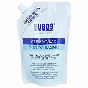 Eubos Basic Skin Care tusoló és fürdőolaj utántöltő 400 ml kép