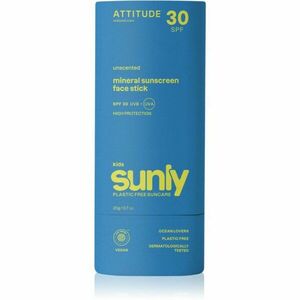 Attitude Sunly Kids Face stick ásványi napozó krém stift gyermekeknek SPF 30 20 g kép