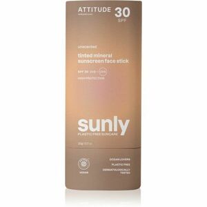 Attitude Sunly Tinted Face Stick ásványi napozó krém stift SPF 30 20 g kép