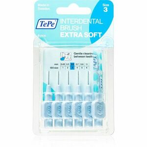 TePe Interdental Brush Extra Soft fogköztisztító kefék 0, 6 mm 6 db kép