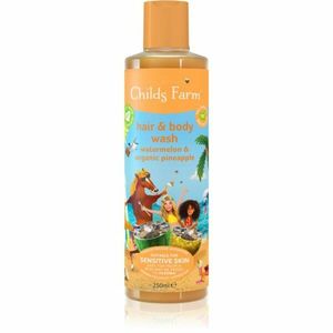 Childs Farm Hair & Body Wash tisztító emulzió testre és hajra Watermelon & Organic Pineapple 250 ml kép