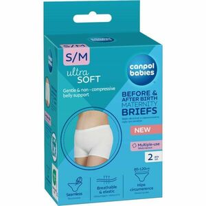 Canpol babies Maternity Briefs terhességi és szülés utáni alsóneműk 2 az 1-ben méret S/M 2 db kép