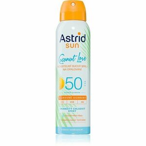 Astrid Sun Coconut Love hűsítő, láthatatlan napozó spray SPF 50 magas UV védelemmel 150 ml kép