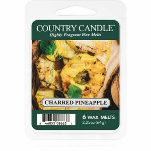 Country Candle Charred Pineapple illatos viasz aromalámpába 64 g kép