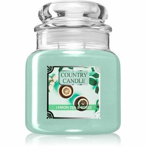 Country Candle Lemon Tea & Roses illatgyertya 510 g kép