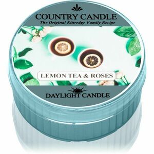 Country Candle Lemon Tea & Roses teamécses 42 g kép