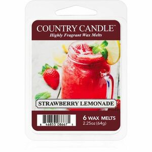 Country Candle Strawberry Lemonade illatos viasz aromalámpába 64 g kép