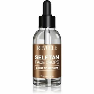 Revuele Paradise Bronze Self Tan Face Drops önbarnító cseppek az arcra árnyalat Light To Medium 30 ml kép