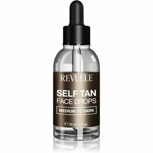 Revuele Paradise Bronze Self Tan Face Drops önbarnító cseppek az arcra árnyalat Medium To Dark 30 ml kép