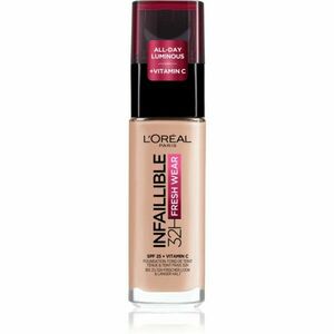 L’Oréal Paris Infaillible 32H Fresh Wear tartós folyékony alapozó árnyalat 130 True Beige 30 ml kép