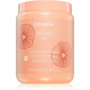 Echosline Argan mask tápláló maszk a puha és fénylő hajért Argán olajjal 1000 ml kép