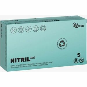 Espeon Nitril BIO Green púdermentes nitrilkesztyű méret S 2x50 db kép