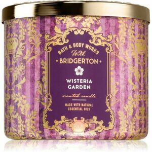 Bath & Body Works Bridgerton Wisteria Garden illatgyertya 411 g kép